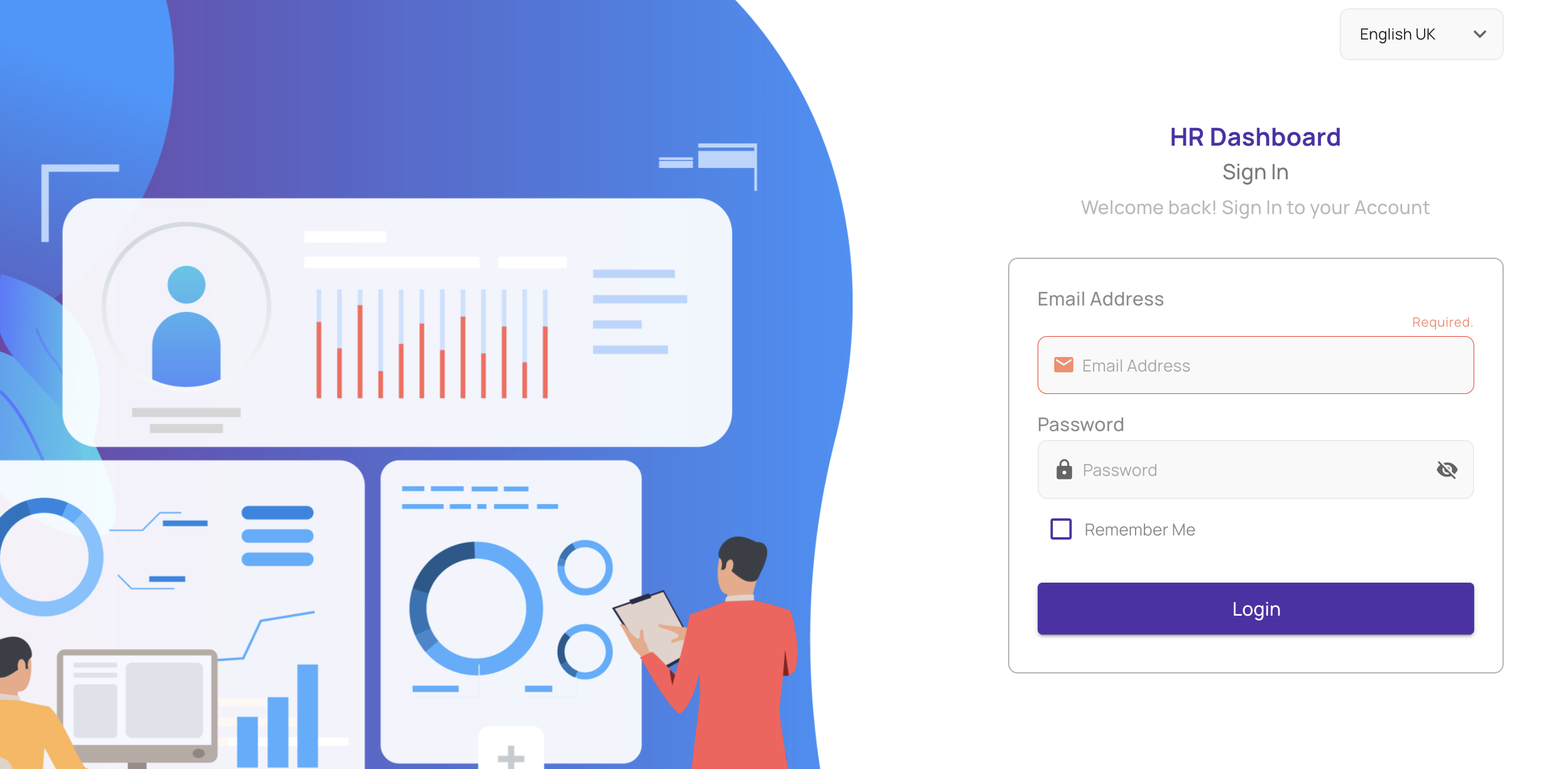 QuickUp HRM Admin Panel