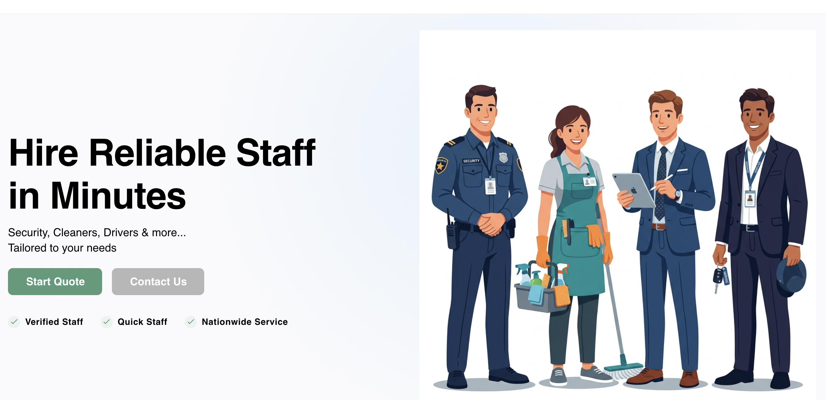 QuickUp HRM Public Site